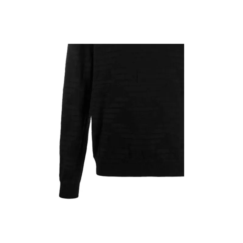 EMPORIO ARMANI Sweaters Men Black-5