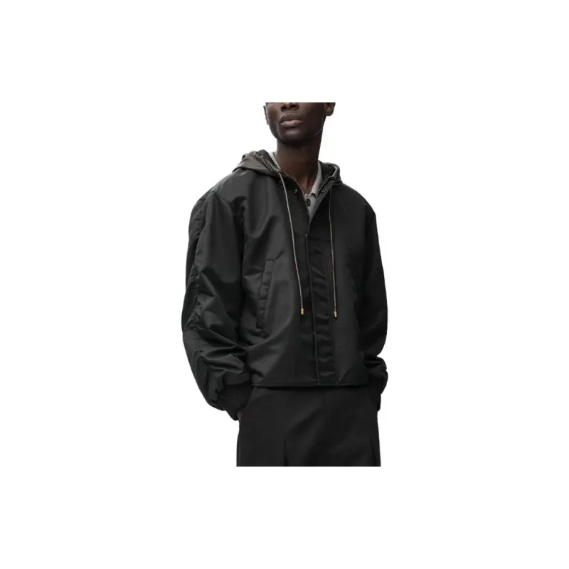 LOEWE Hooded Bomber Jacket-1