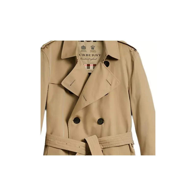 Burberry Trench Coat Men's Khaki-5
