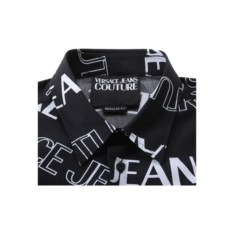 VERSACE JEANS COUTURE SS24 Shirt Men's Black-3