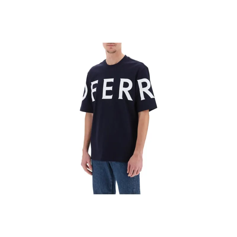 Ferragamo Logo Printed Crewneck T Shirt-2