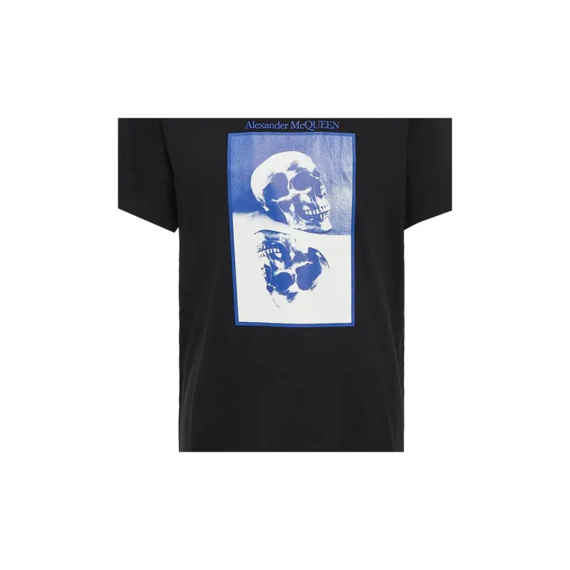 Alexander McQueen Skull Printed Crewneck T Shirt-5
