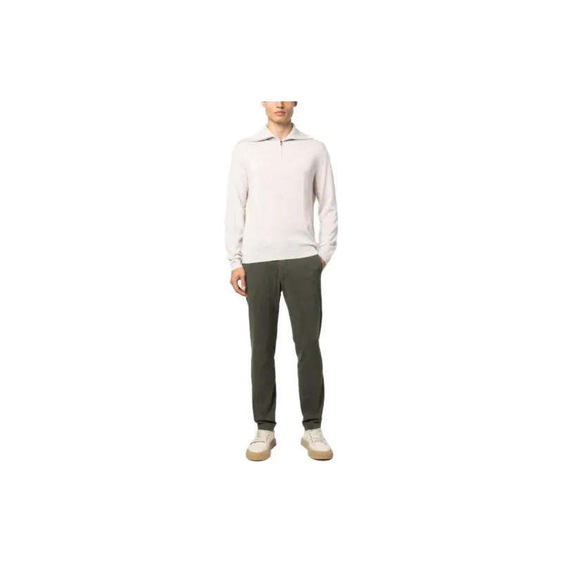 EMPORIO ARMANI Half Zipped Knitted Jumper-1