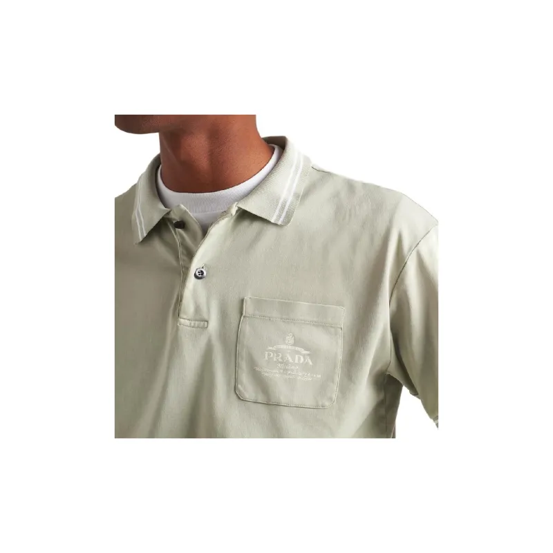 PRADA Cotton Polo Shirt-4