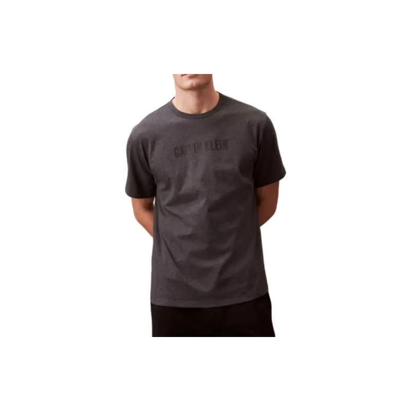 CALVIN KLEIN T Shirt Men's Charcoal Gray Heather-3