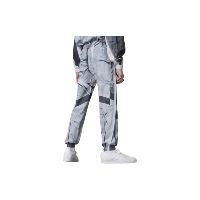 Adidas Originals Blue Version Collection Knitted Sweatpants Men's Gray-5