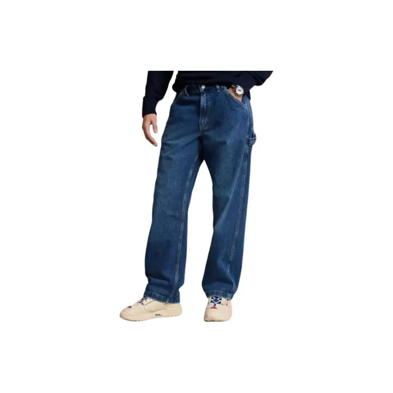 Polo Ralph Lauren Dungaree Fit Polo Sport Carpenter Jean Jeans Men's Blue-1