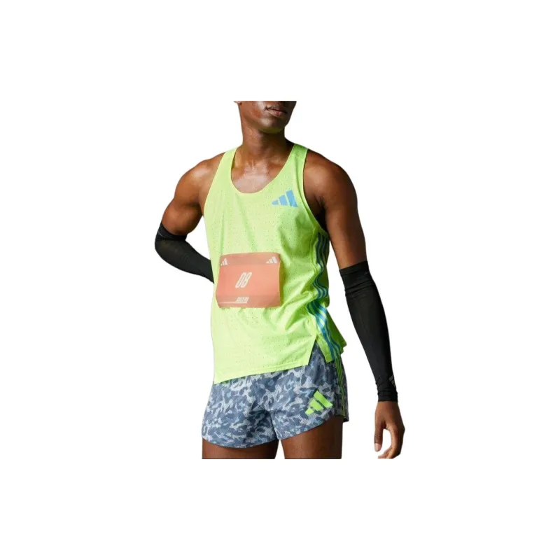 Adidas Tank Tops Men Green-2