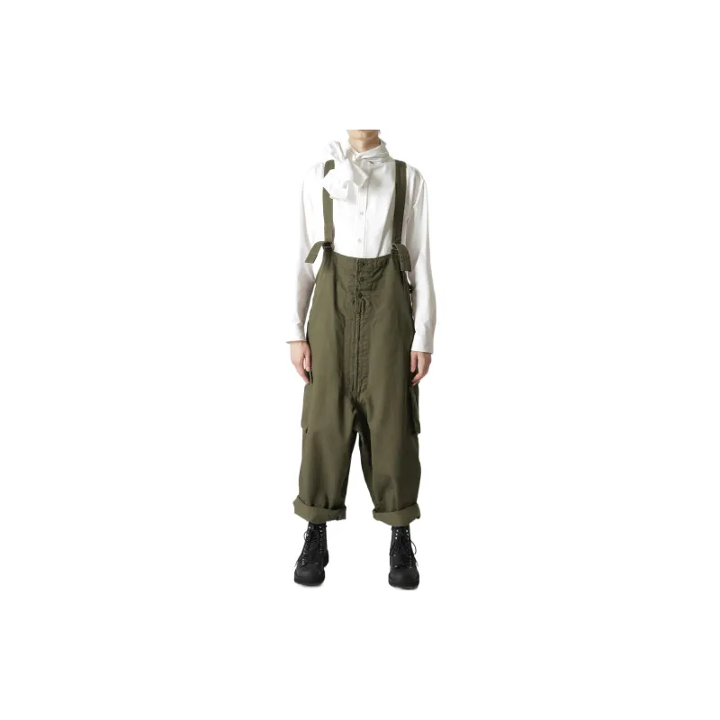 Yohji Yamamoto M-Work Cotton Dungarees-2