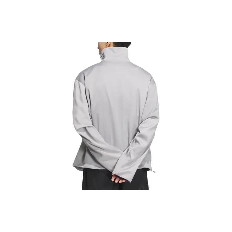 Adidas Originals Track CN TT SATIN Jackets & Coats Unisex Light Gray-5