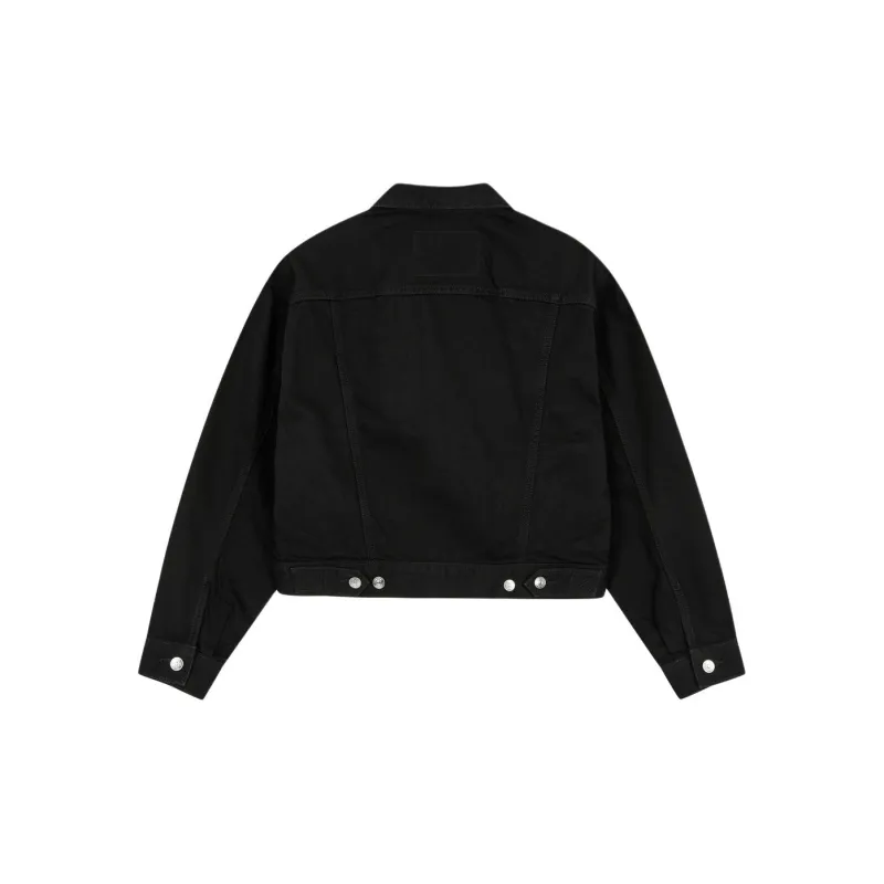 CALVIN KLEIN Denim Jacket Women's Black-1