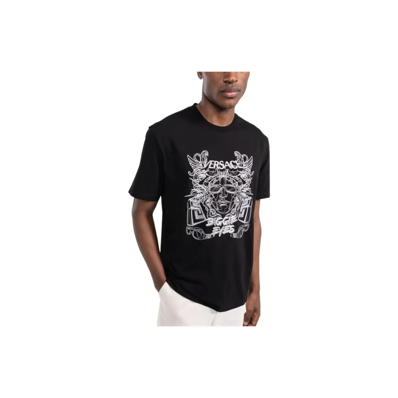 VERSACE FW22 T Shirt Men's Black-4