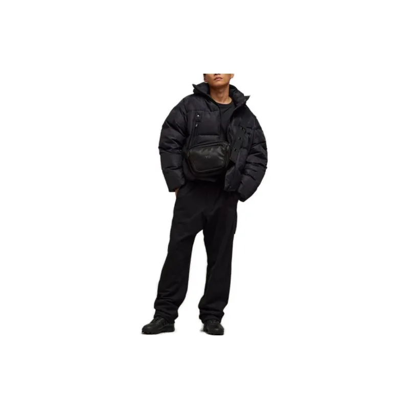 Y-3 Graphic-print Hooded Puffer Jacket-3