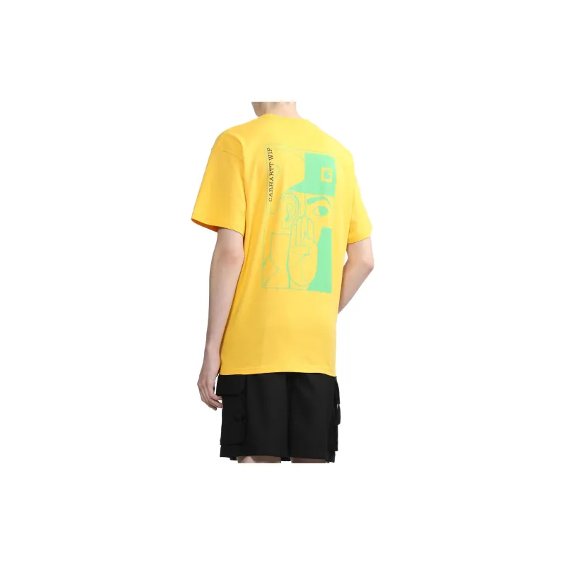 Carhartt WIP T-Shirts Men Yellow-3