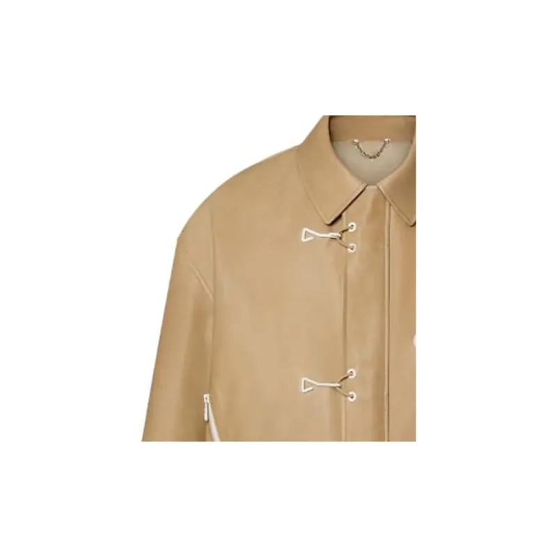 LOUIS VUITTON 10's Leather Bomber Jacket-3