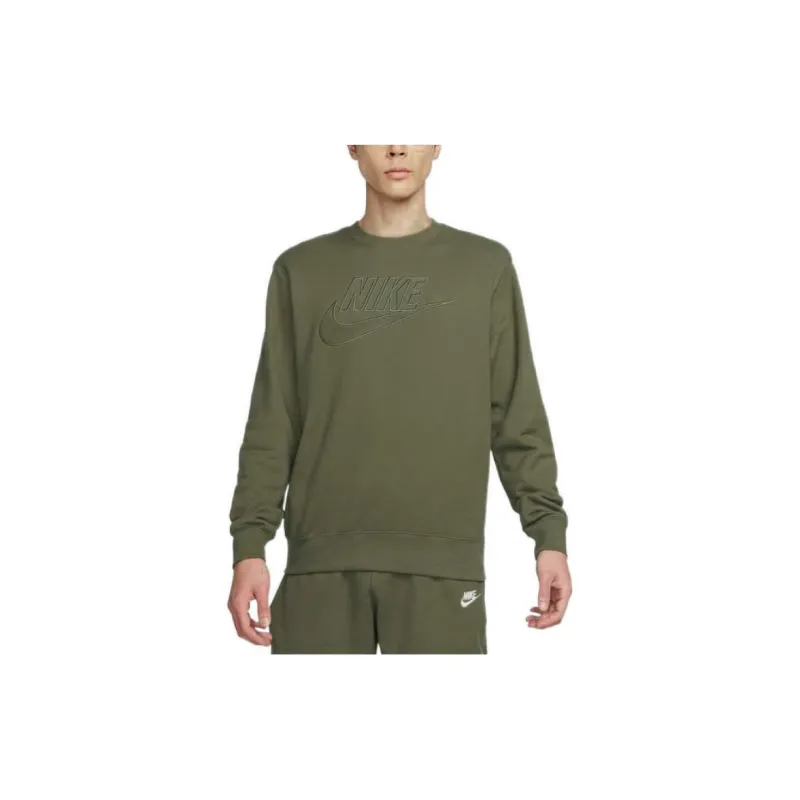 Nike Sweatshirts Men Olive Green-3