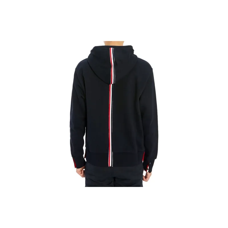 THOM BROWNE Striped Drawstring Hoodie-2