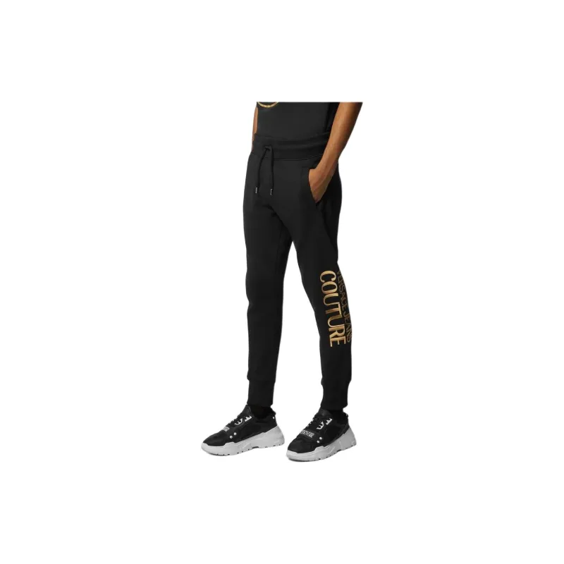 VERSACE JEANS COUTURE SS24 Casual Pants Men's Black-3