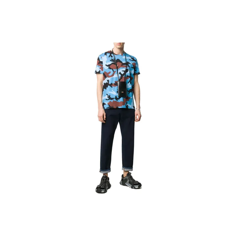 Valentino T Shirts Men Blue-1