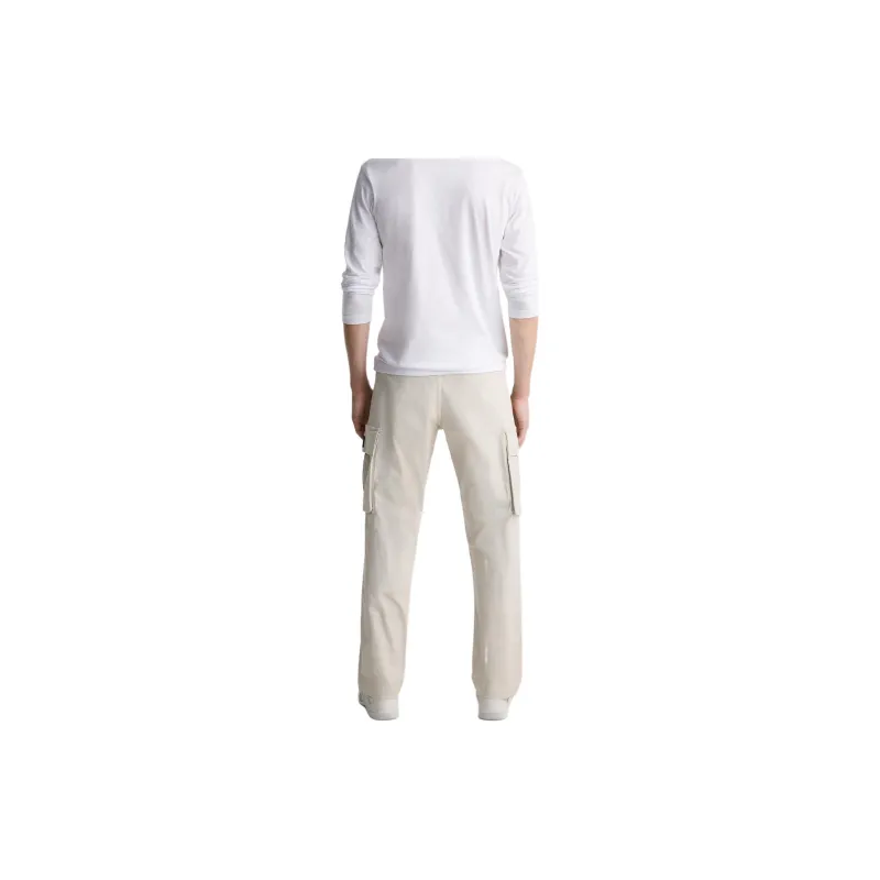 ZARA Cargo Pants Men's Gray White-4