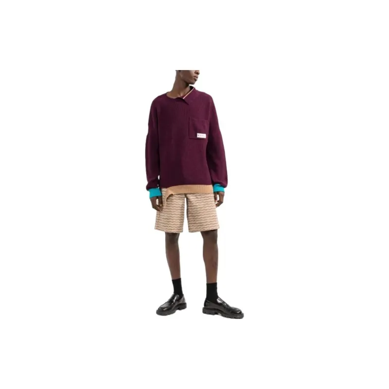 MARNI Sweaters Men Red-1
