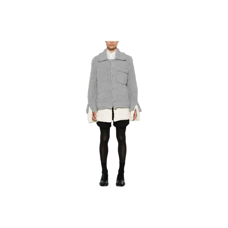 JW Anderson Layered Drop Shoulder Cardigan-1