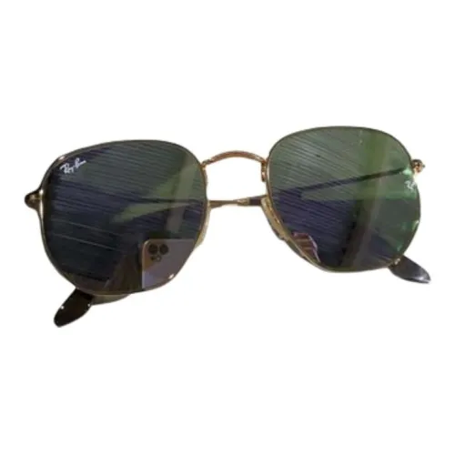 RayBan Subject To Official Website Oval Sunglasses Unisex Gold