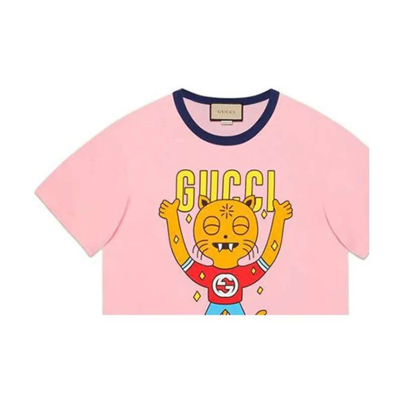 GUCCI T Shirts Men Pink-5