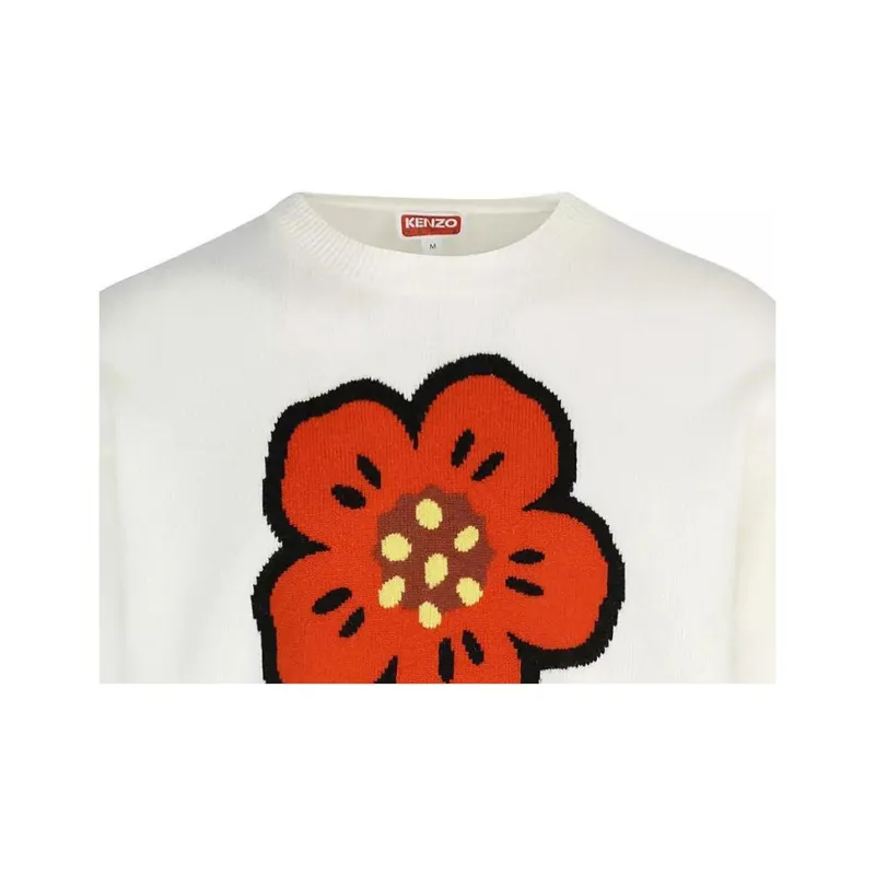 KENZO Boke Flower Intarsia knit Wool Jumper-3