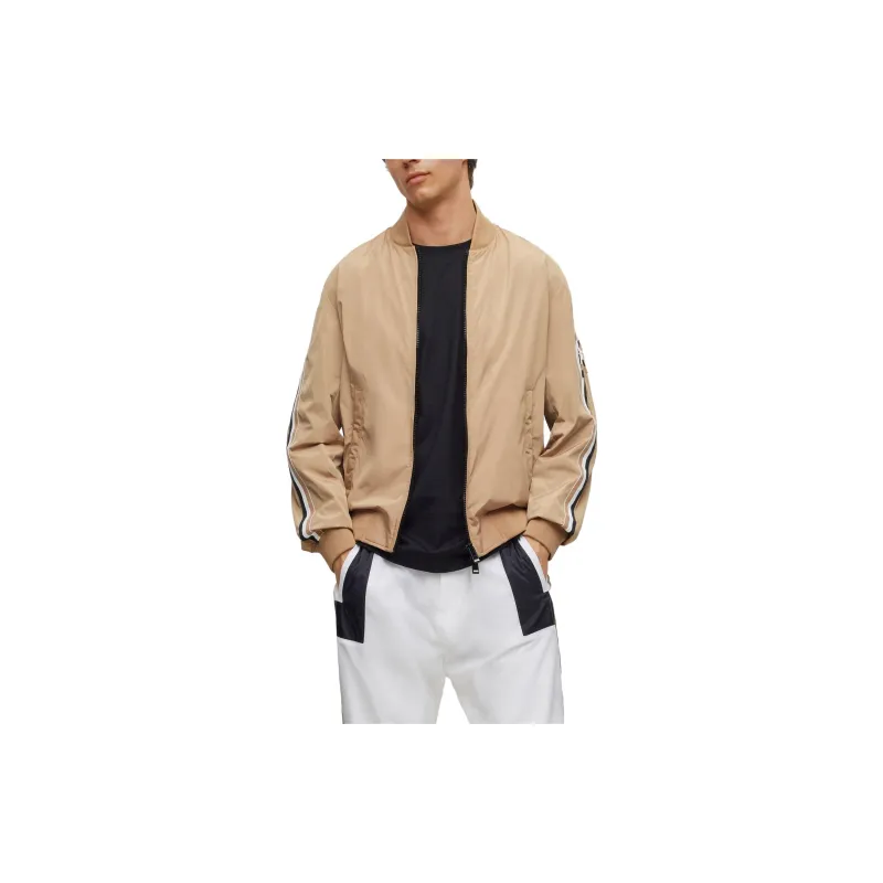 HUGO BOSS Jackets Men Brown-1