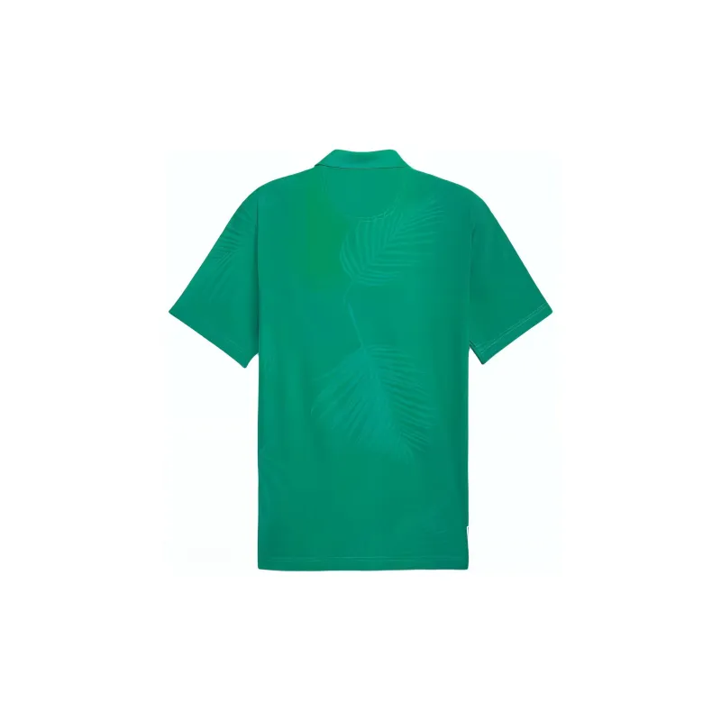 PUMA PALM TREE CREW Men's Golf Polo Shirt Men Bright Green-1
