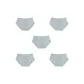 5 Pack (Gray+Gray+Gray+Gray+Gray)