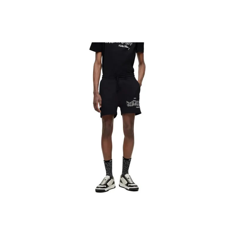 HUGO BOSS Casual Shorts Unisex Black-4