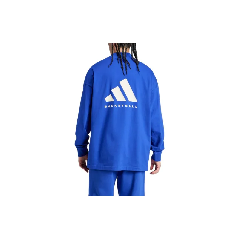 Adidas Basketball Long Sleeve T Shirt-4