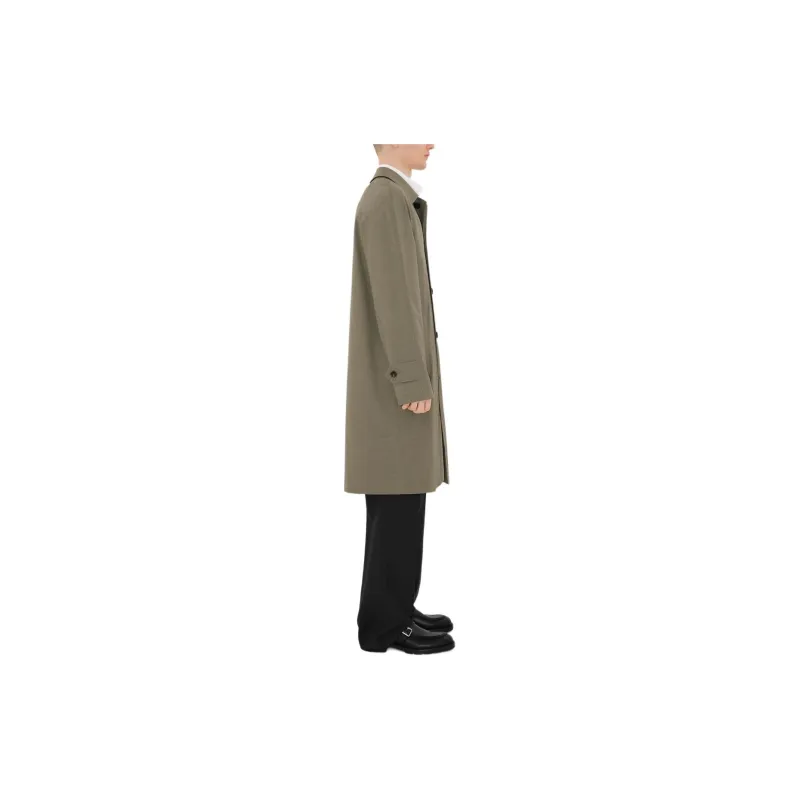 Burberry Long Stretch wool Car Coat-3