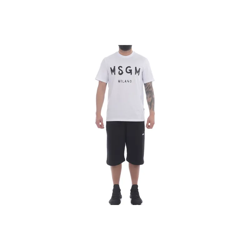 MSGM Sports Shorts Men Black-5