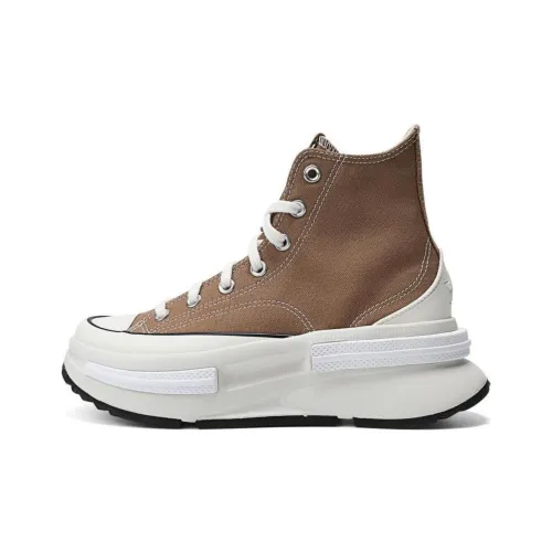 Converse Run Star Legacy Canvas Shoes Unisex High-Top Brown