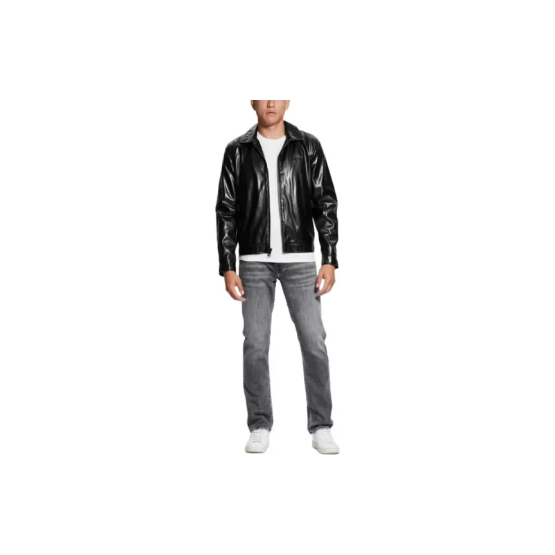 GUESS Jackets Coats Men's Black-1
