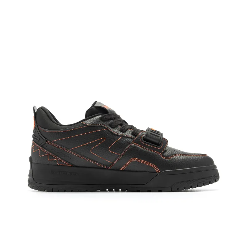 QIAODAN Legend Vintage Basketball Shoes Men Low Top Black-1
