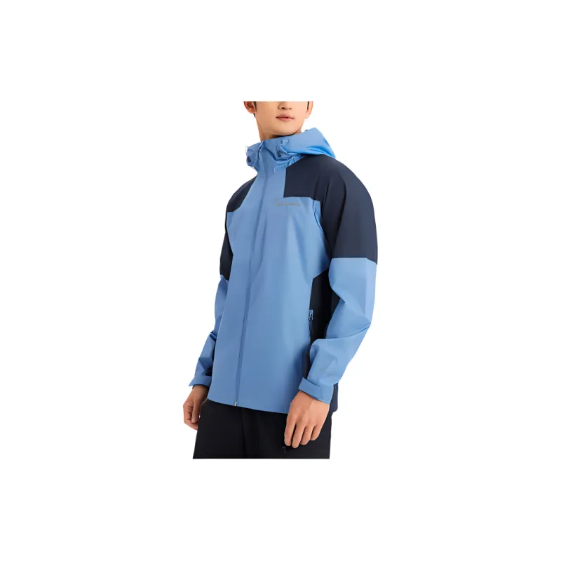 Columbia Waterproof And Windproof Windbreaker Jacket Men's Blue-3