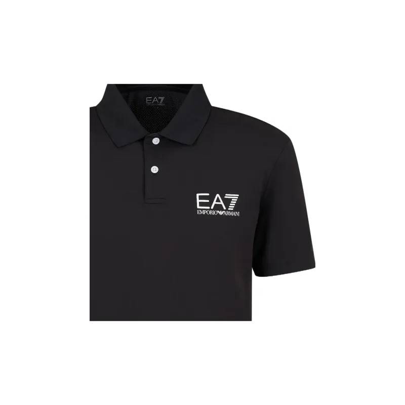EMPORIO ARMANI Logo print Polo Shirt-4