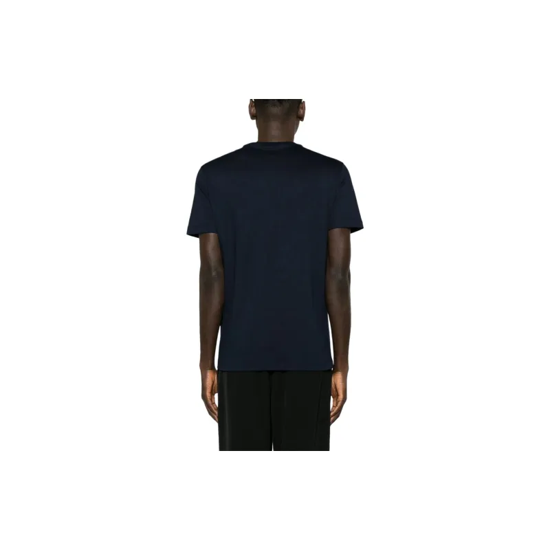 VERSACE Logo-Embroidered Crewneck T-Shirt-3