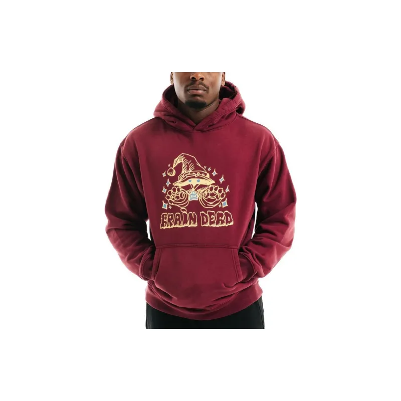 Brain Dead CONSTANTINE THE WIZARD HOODED SWEATSHIRT Sweatshirt Unisex Chestnut-2
