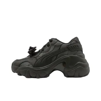 PUMA Pulsar Wedge Anti Slip Wear Resistant Low Top Chunky Sneakers Women's Black
