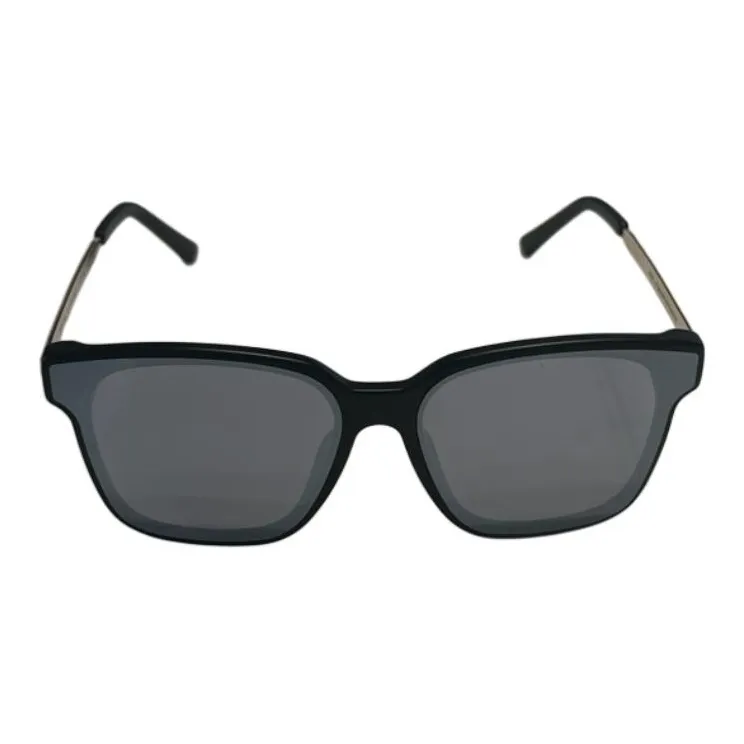 BONNIECLYDE Square Sunglasses Unisex Black-1