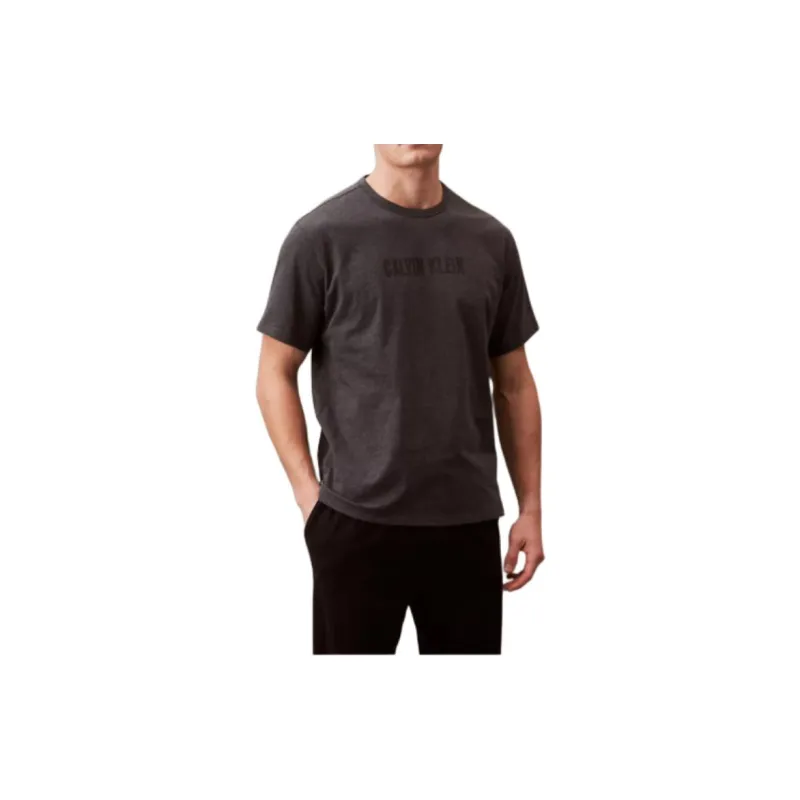 CALVIN KLEIN T Shirt Men's Charcoal Gray Heather-4
