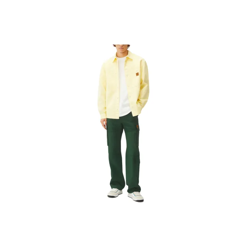 KENZO Denim Jackets Men Yellow-1
