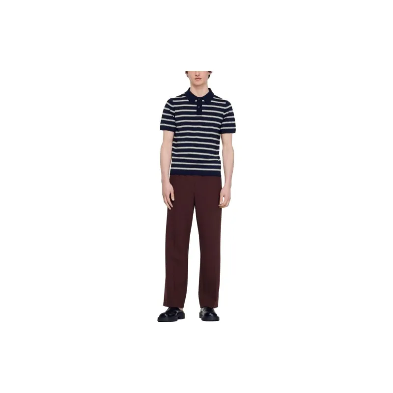 Sandro Polo Shirts Men D278/Dark Blue-1