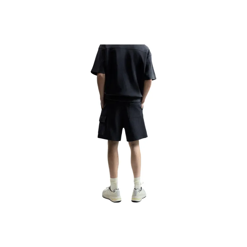ZARA Cargo Shorts Men Black-4