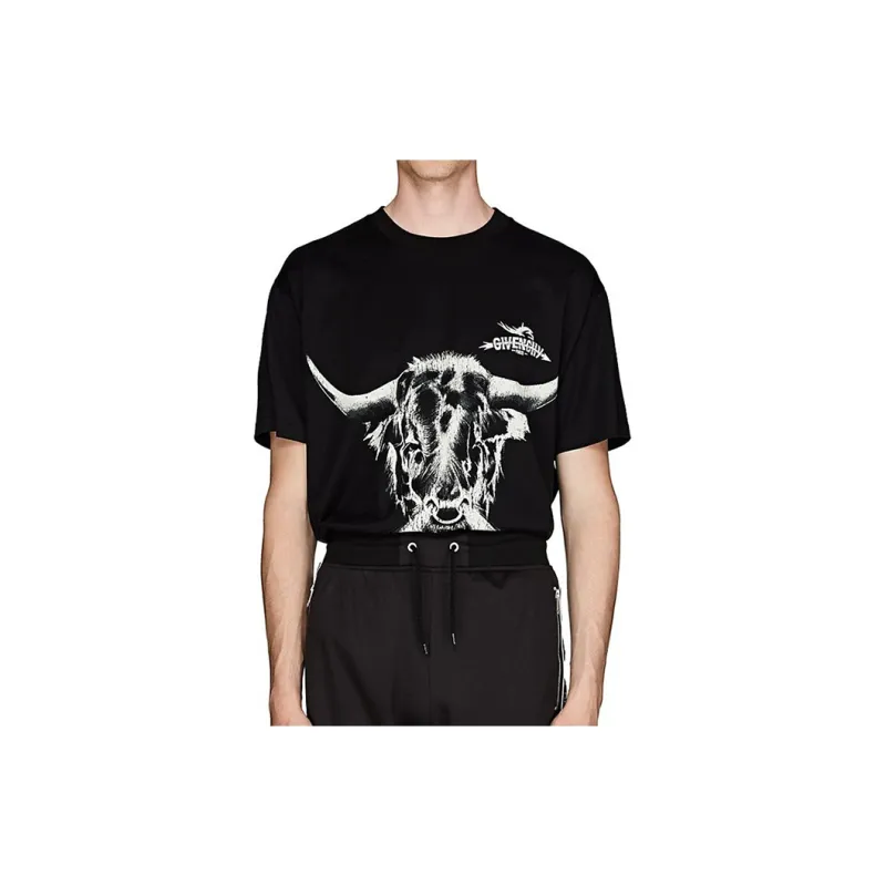 Givenchy T Shirts Men Black-3